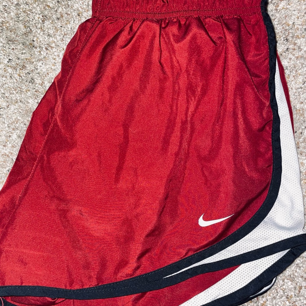 Maroon Nike shorts